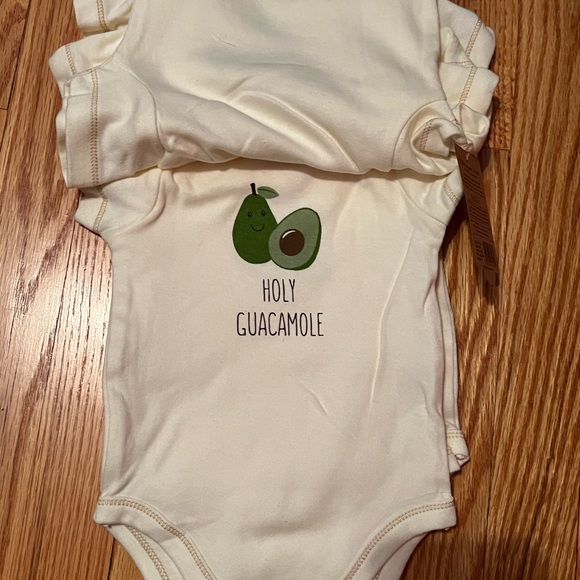Touched By Nature: 5 Organic Cotton Onsies Bodysuits. Size: 0-3 months. - Picture 3 of 5